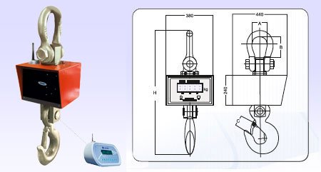 Crane Scales with Wireless Indicator