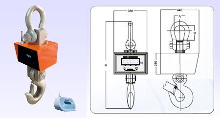 Standard Crane Scales with Wireless Indicator